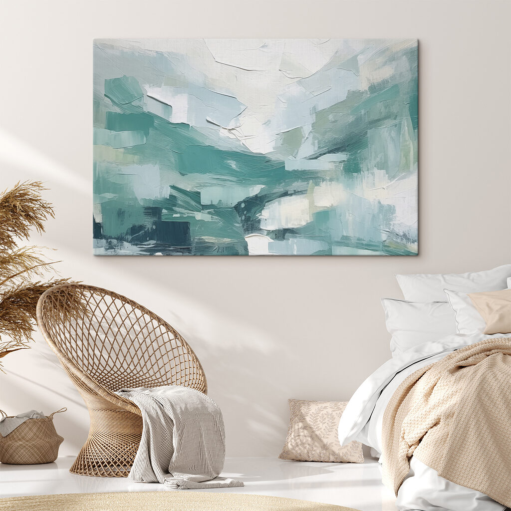A painting of a landscape