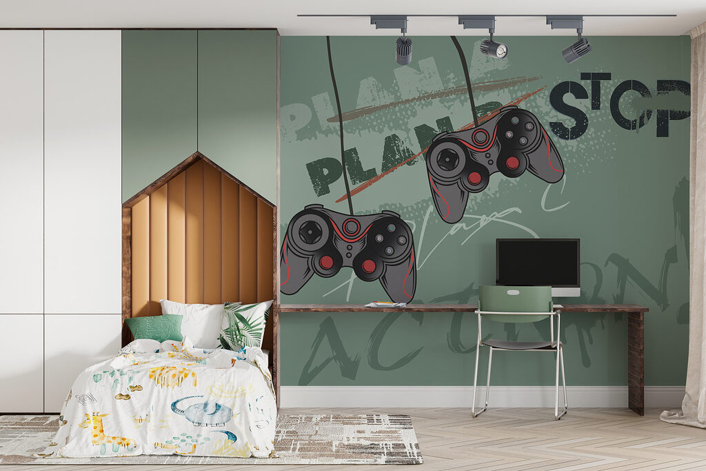 A video game controller from a string