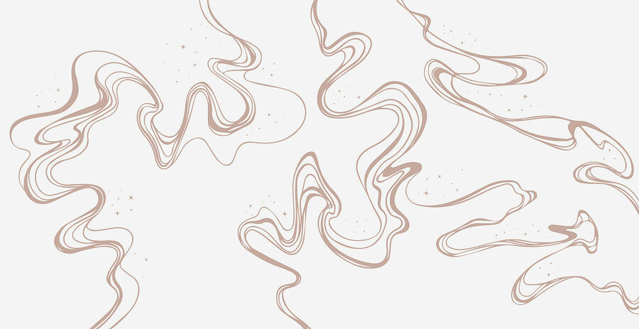 Ein weißer Hintergrund mit braunen Linien