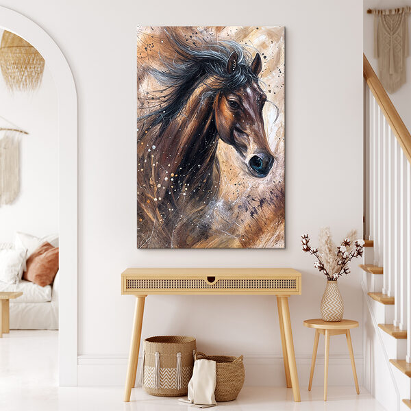 A painting of a horse A painting of a horse