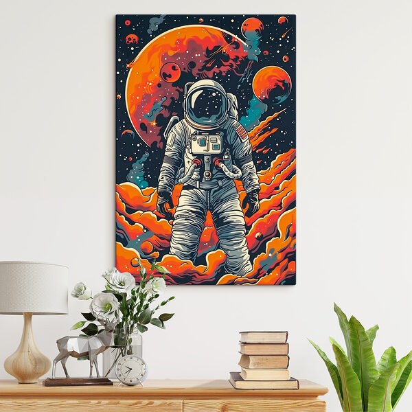 An astronaut in space An astronaut in space