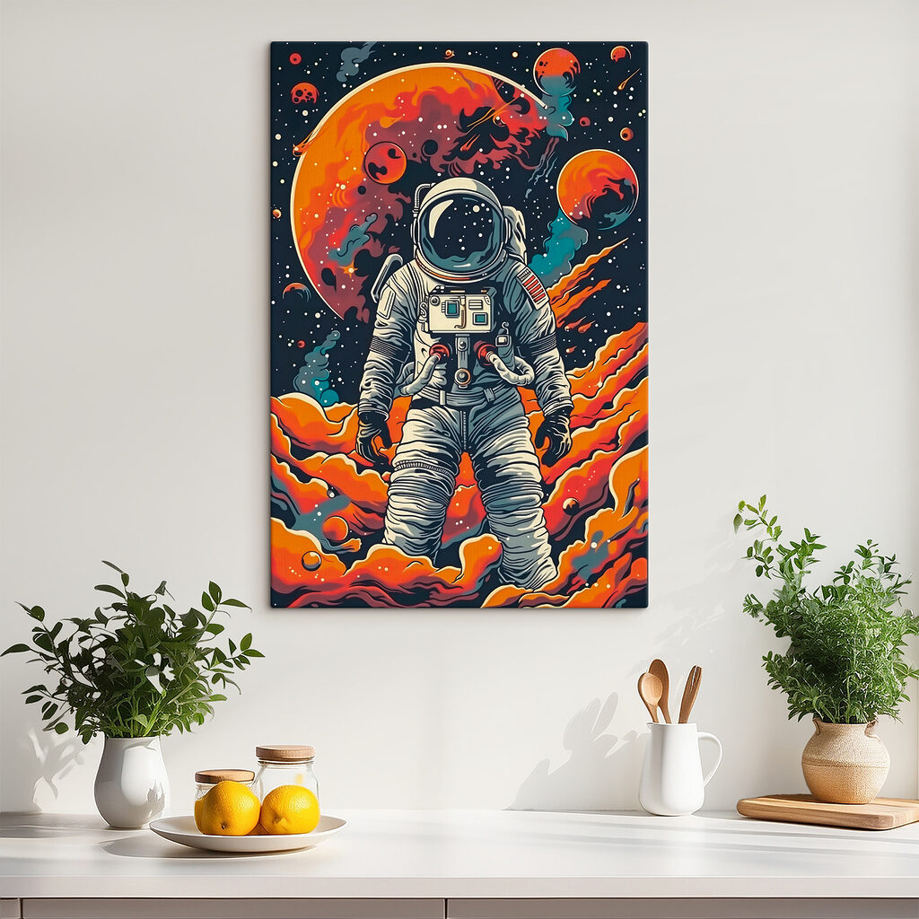 An astronaut in space An astronaut in space