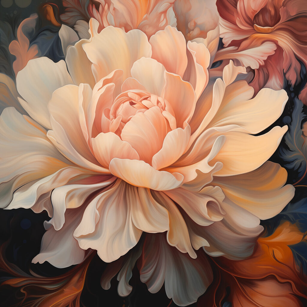 Elegant petals in soft hues Elegant petals in soft hues