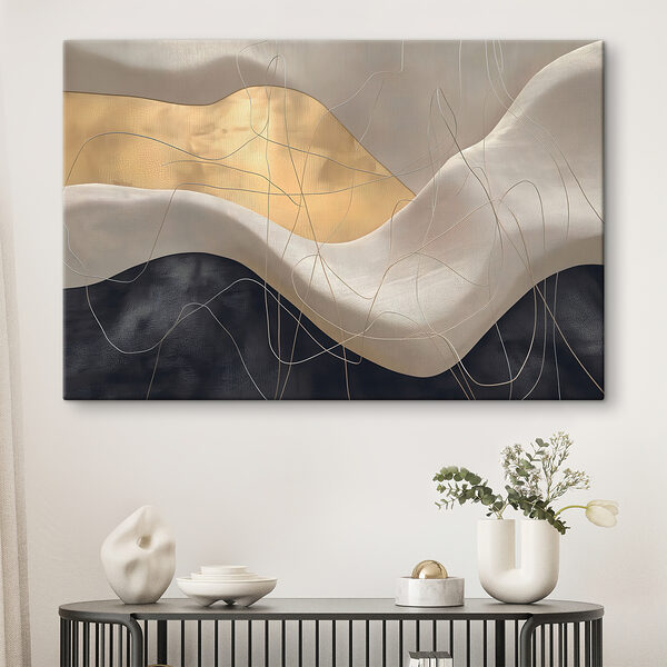 Abstract waves and lines intertwining Abstract waves and lines intertwining