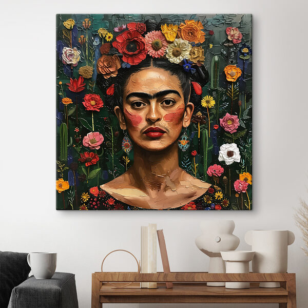 A woman with flowers in her hair A woman with flowers in her hair