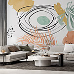 Fototapeten Eine Nahaufnahme eines Gemäldes