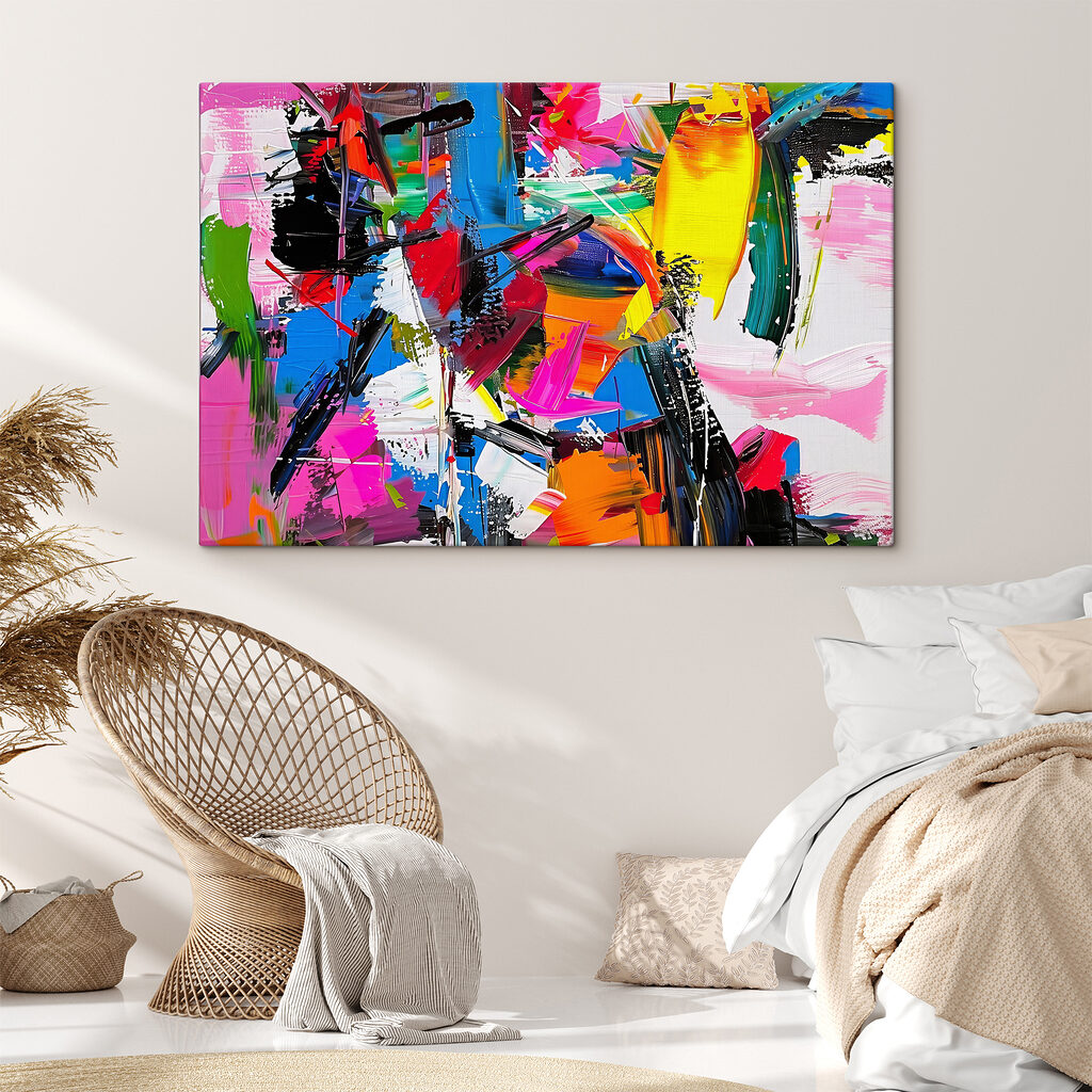 A painting of different colors A painting of different colors