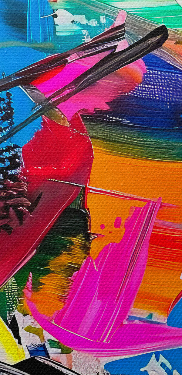 Ein Gemälde aus verschiedenen Farben Ein Gemälde aus verschiedenen Farben