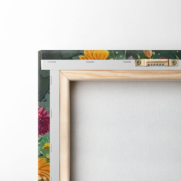 Ein buntes Herz mit Blumen Ein buntes Herz mit Blumen