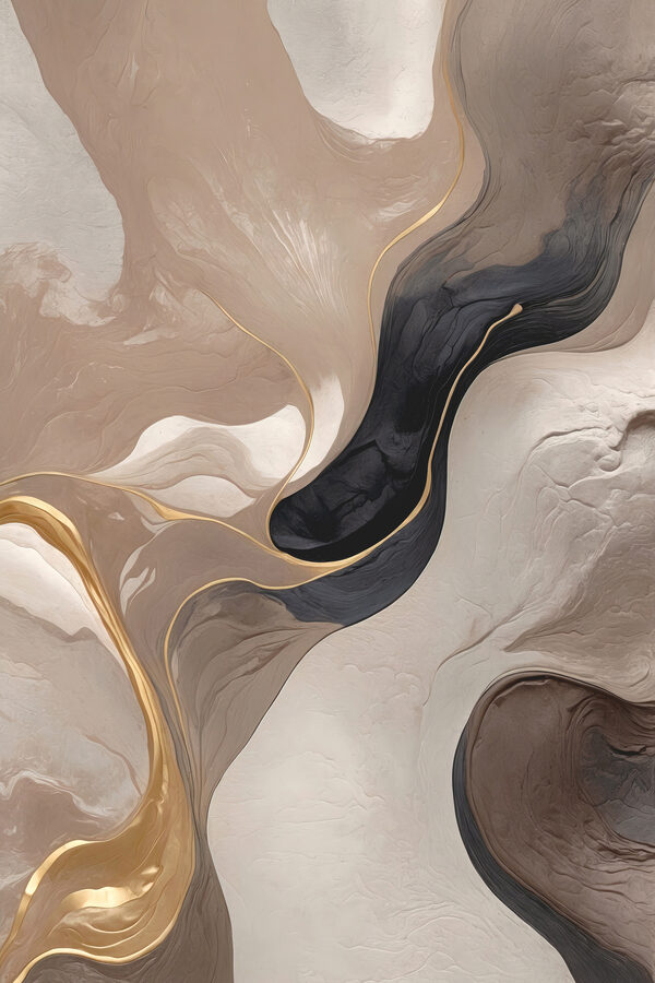 A close up of a painting