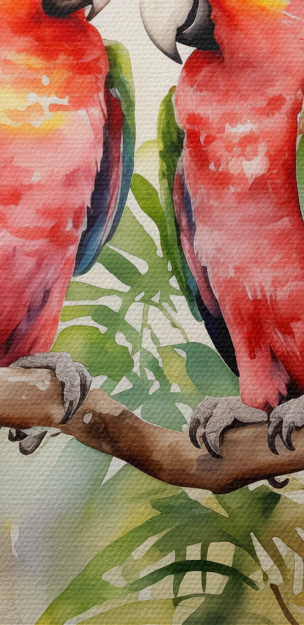 Zwei Vögel auf einem Ast Zwei Vögel auf einem Ast