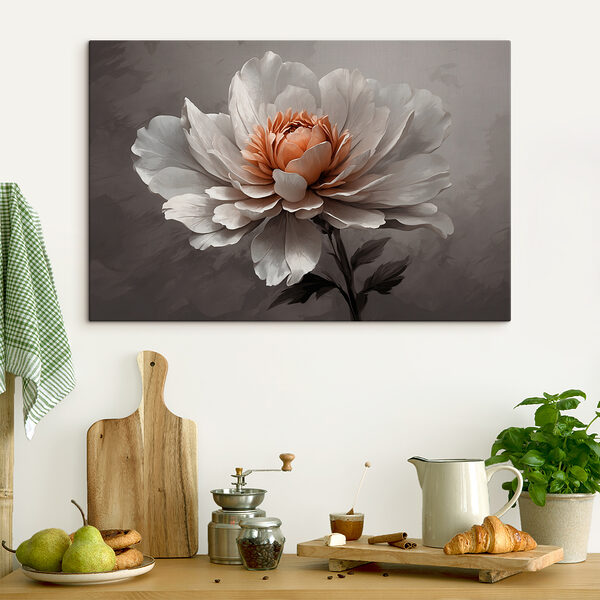 Eine Nahaufnahme einer Blume Eine Nahaufnahme einer Blume