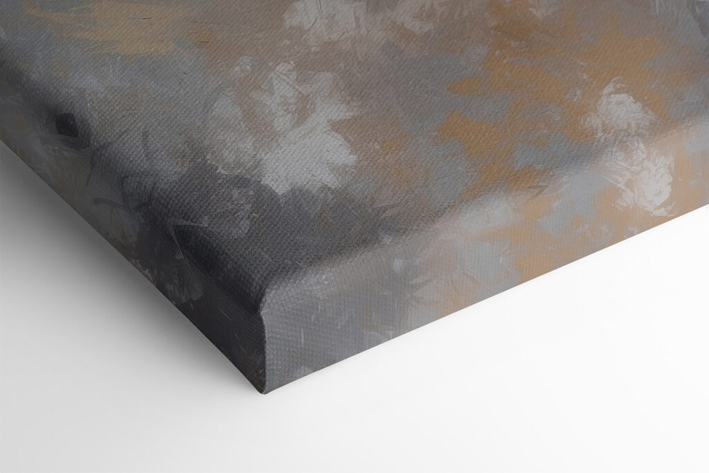 A white flower with brown leaves