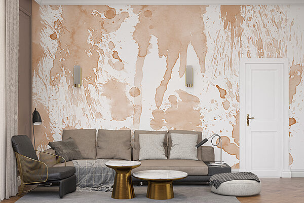 A group of blots on a white surface A group of blots on a white surface