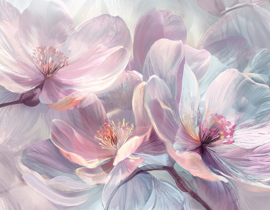 Eine Nahaufnahme von Blumen Eine Nahaufnahme von Blumen