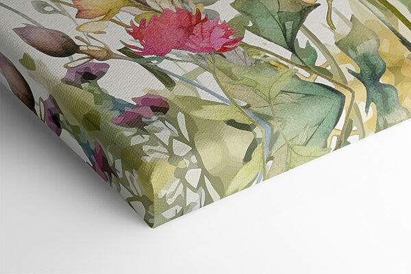 Ein Aquarell mit Blumen Ein Aquarell mit Blumen