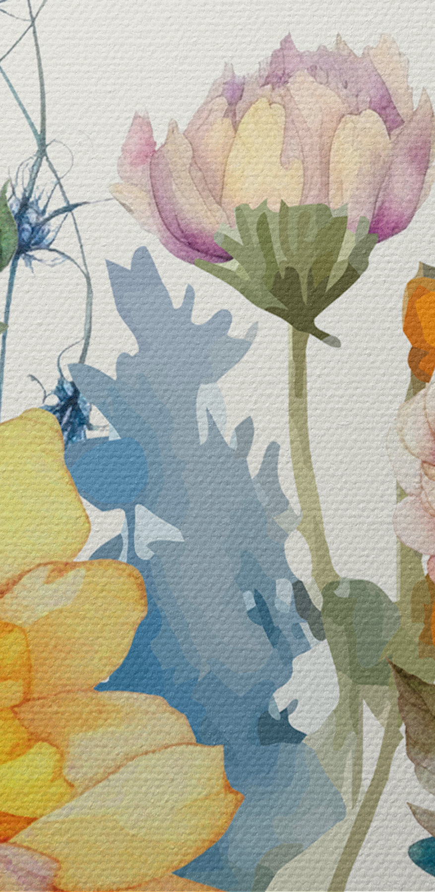 Eine Nahaufnahme von Blumen
