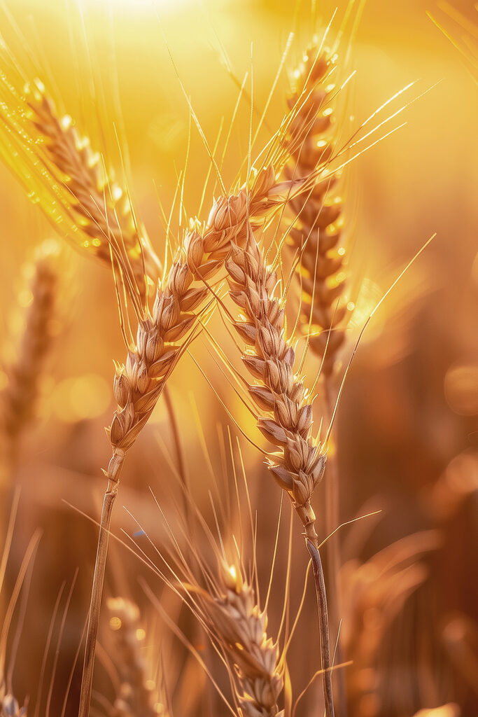 Close up of wheat in a field Close up of wheat in a field