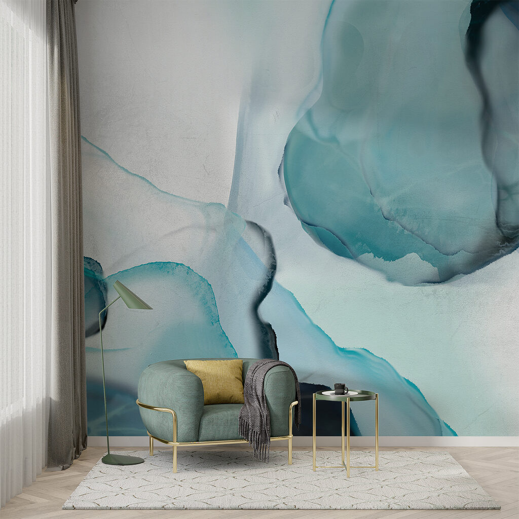 Close up of a painting