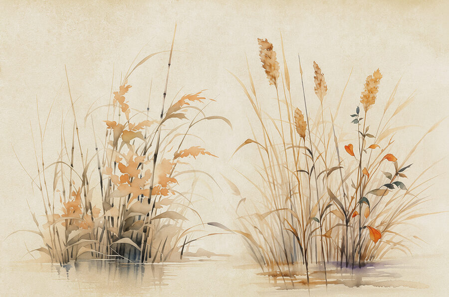Aquarellmalerei von Pflanzen