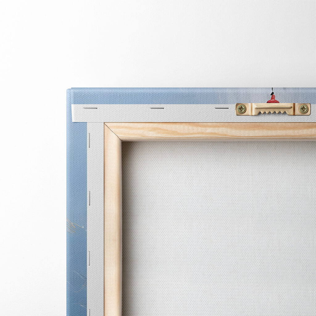 Painting of a lighthouse in the ocean