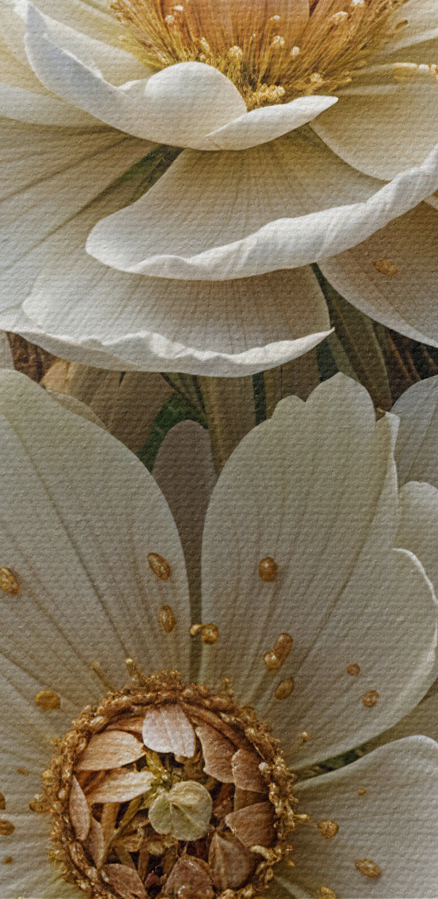Gruppe von weißen Blumen