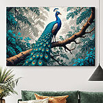 Wandbilder Pfau auf einem Baumzweig