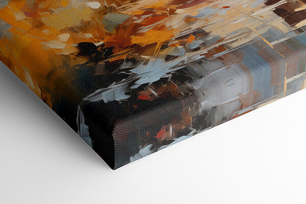 Group of elephants walking through water