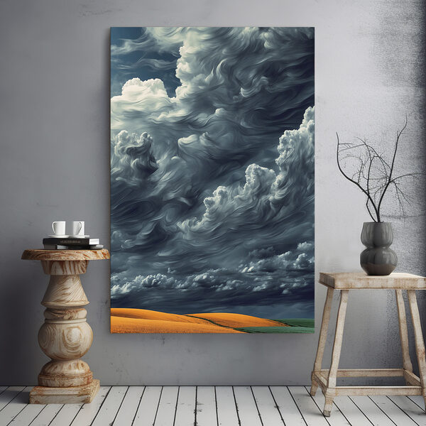 Bewölkter Himmel mit vielen Wolken Bewölkter Himmel mit vielen Wolken