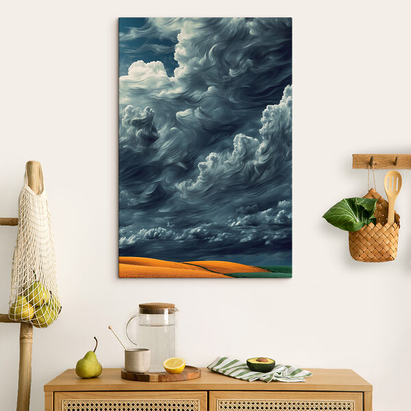Bewölkter Himmel mit vielen Wolken Bewölkter Himmel mit vielen Wolken