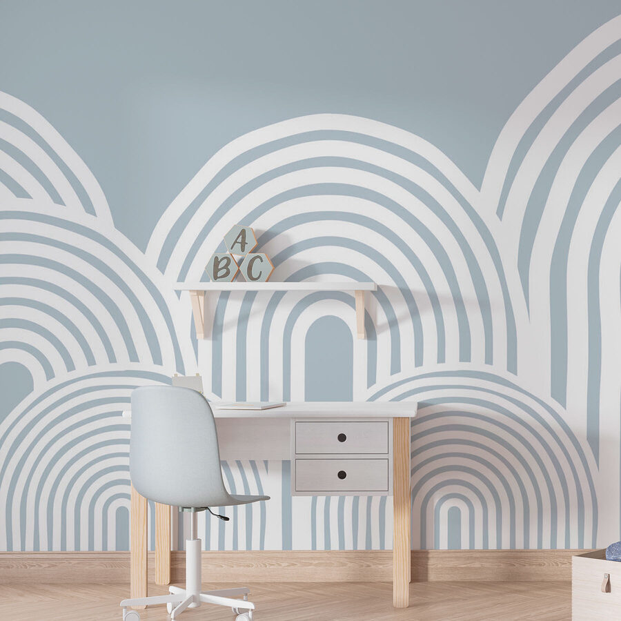 Weißer und grauer Hintergrund mit weißen Linien