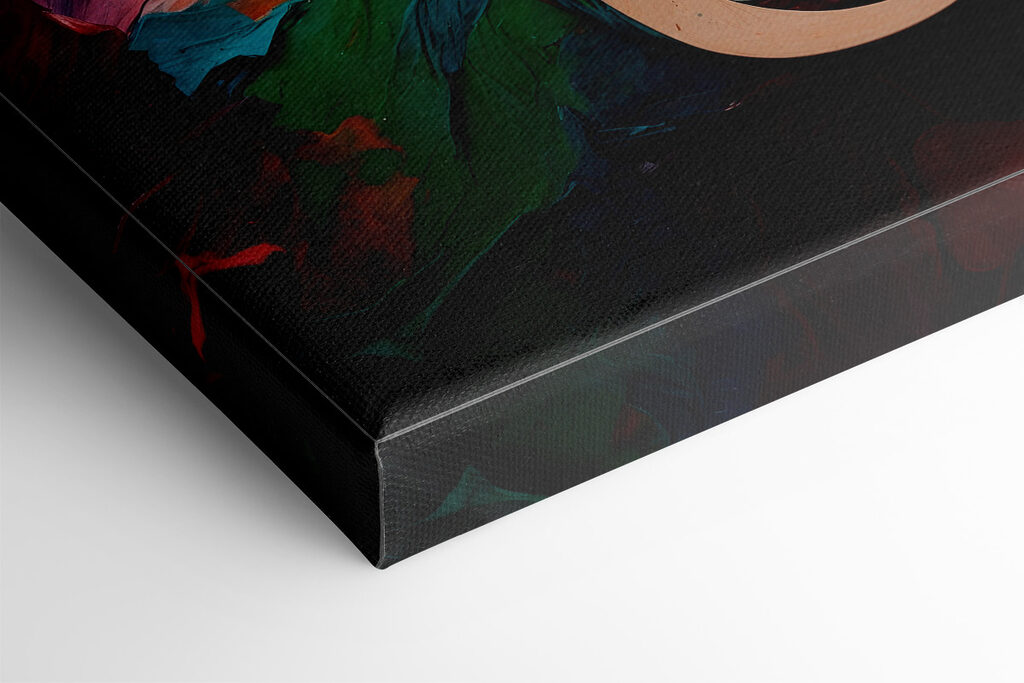 Colorful painted treble clef Colorful painted treble clef