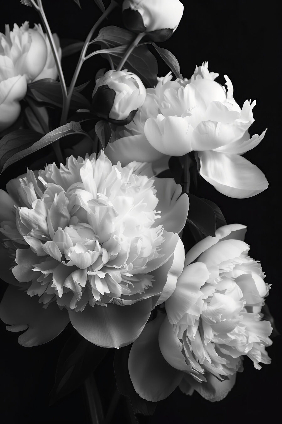 Gruppe von weißen Blumen Gruppe von weißen Blumen
