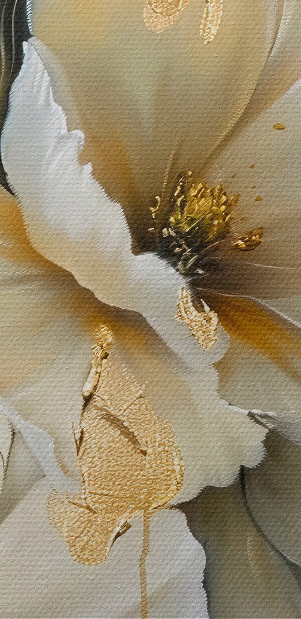 Elegante Blumen mit metallischen Details. Elegante Blumen mit metallischen Details.