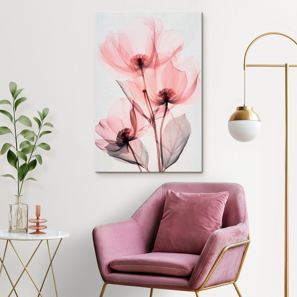 Delicate petals in soft hues