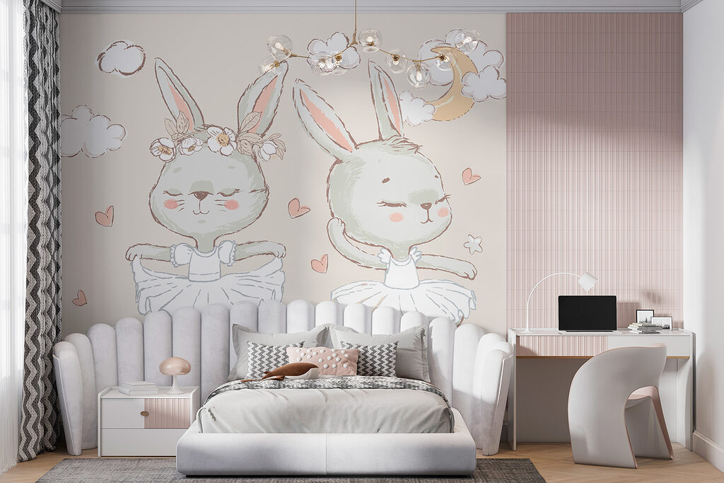 Couple of bunnies in ballet tutu