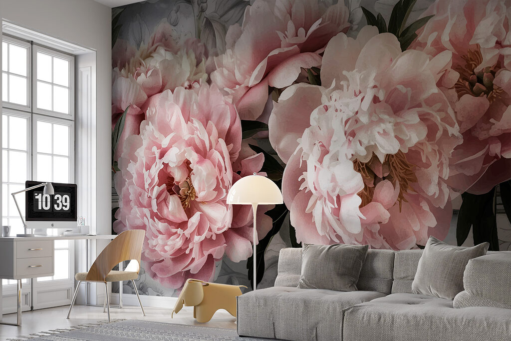 Group of pink flowers