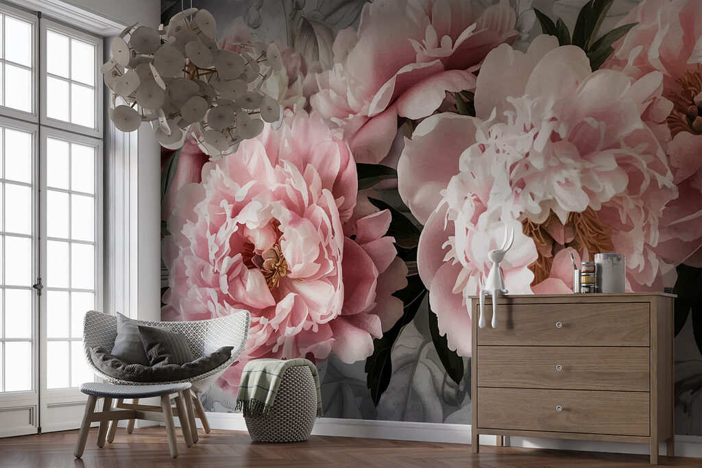 Group of pink flowers