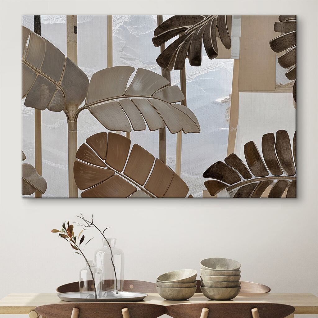 Group of decorative leaves Group of decorative leaves