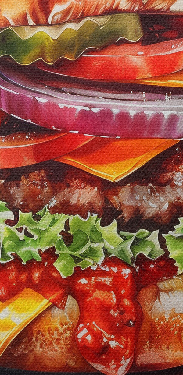 Aquarell eines Burgers Aquarell eines Burgers