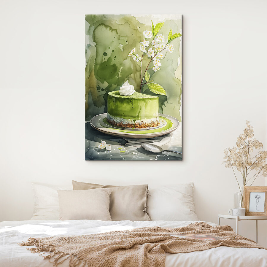 Wandbilder Aquarellmalerei einer Torte – Bild 2