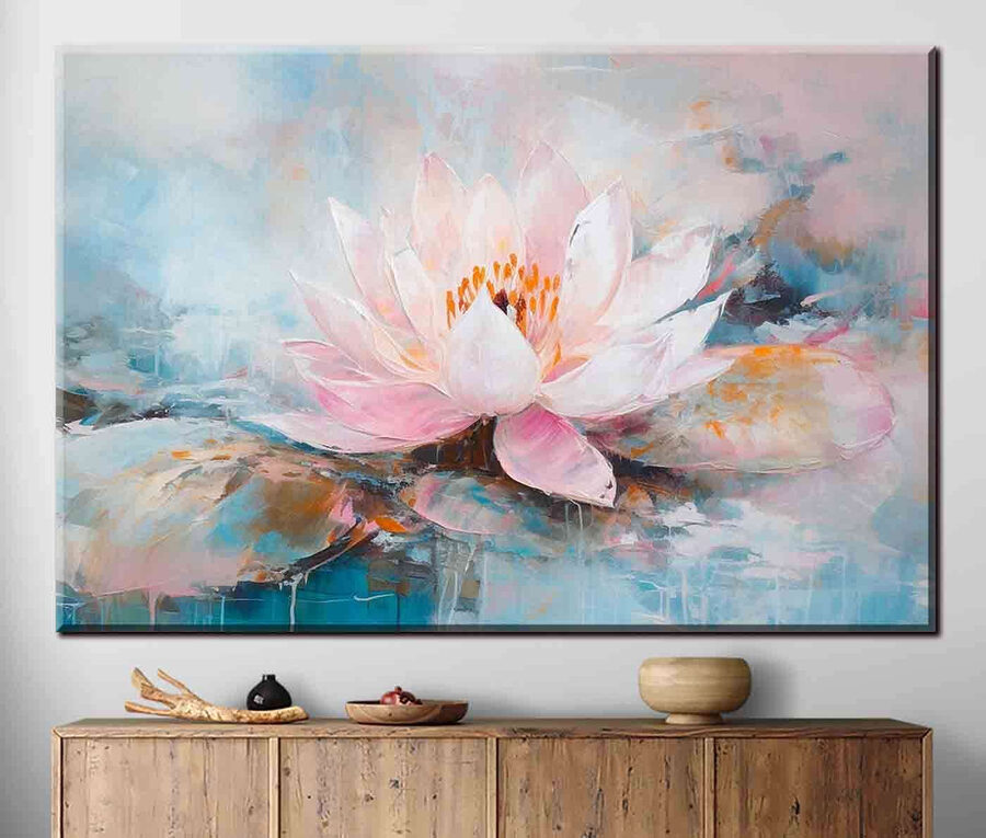 Gemälde einer Blume Gemälde einer Blume