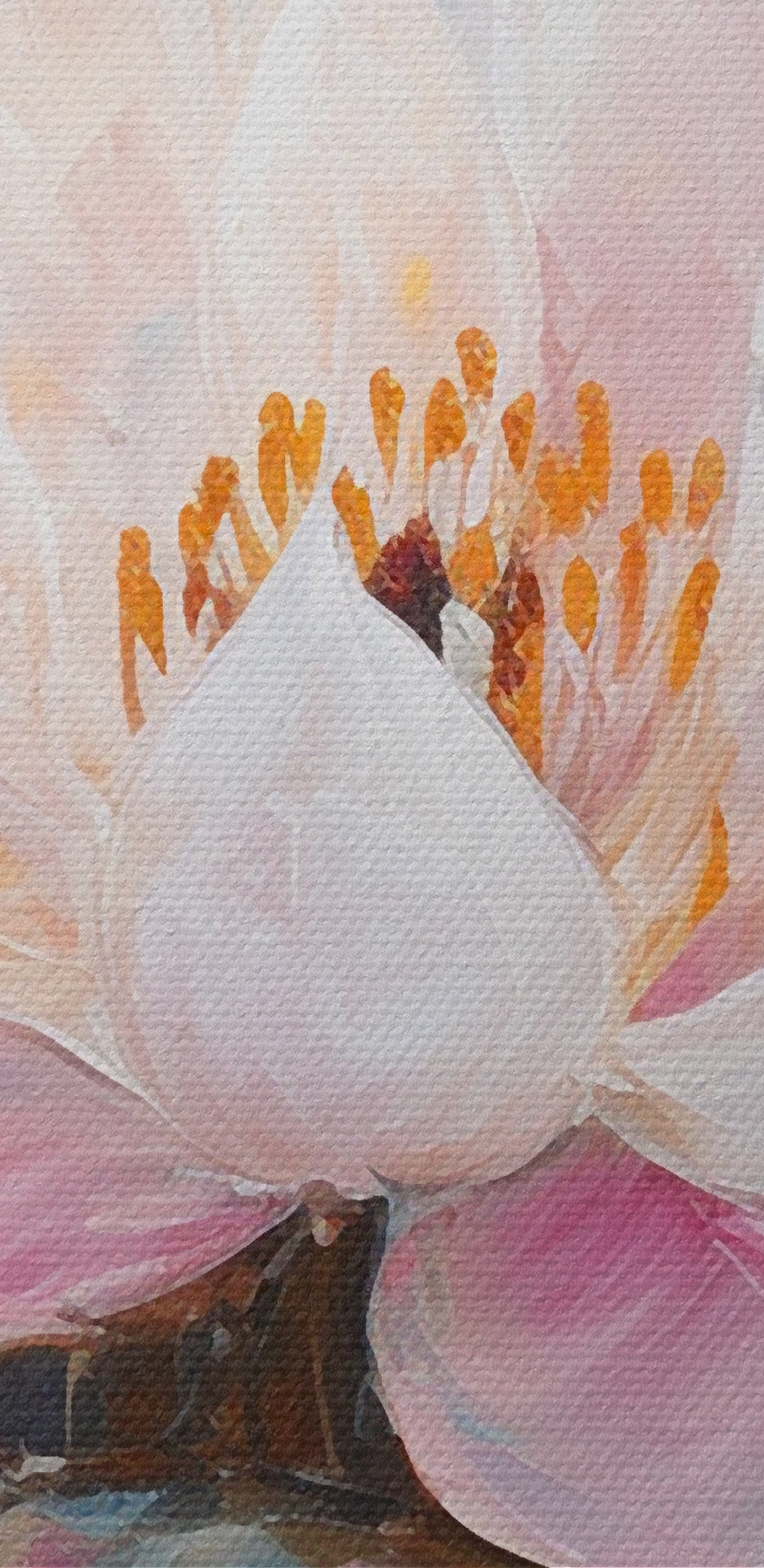 Gemälde einer Blume Gemälde einer Blume