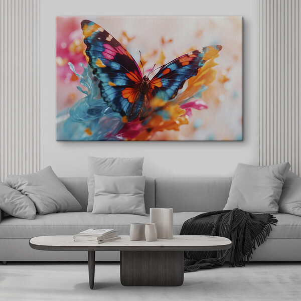 Schmetterling auf einer Blume Schmetterling auf einer Blume