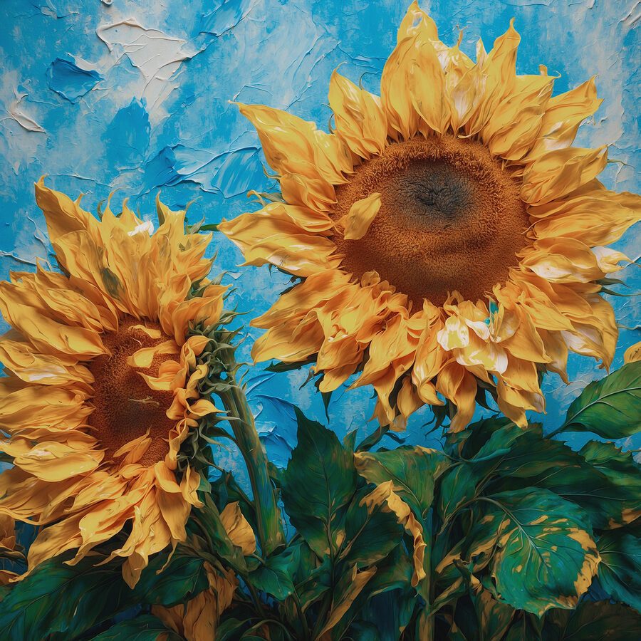 Nahaufnahme einer Sonnenblume