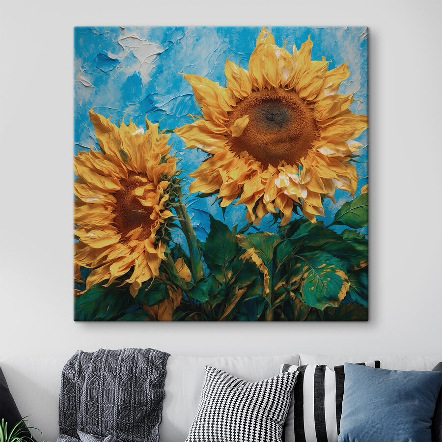 Nahaufnahme einer Sonnenblume