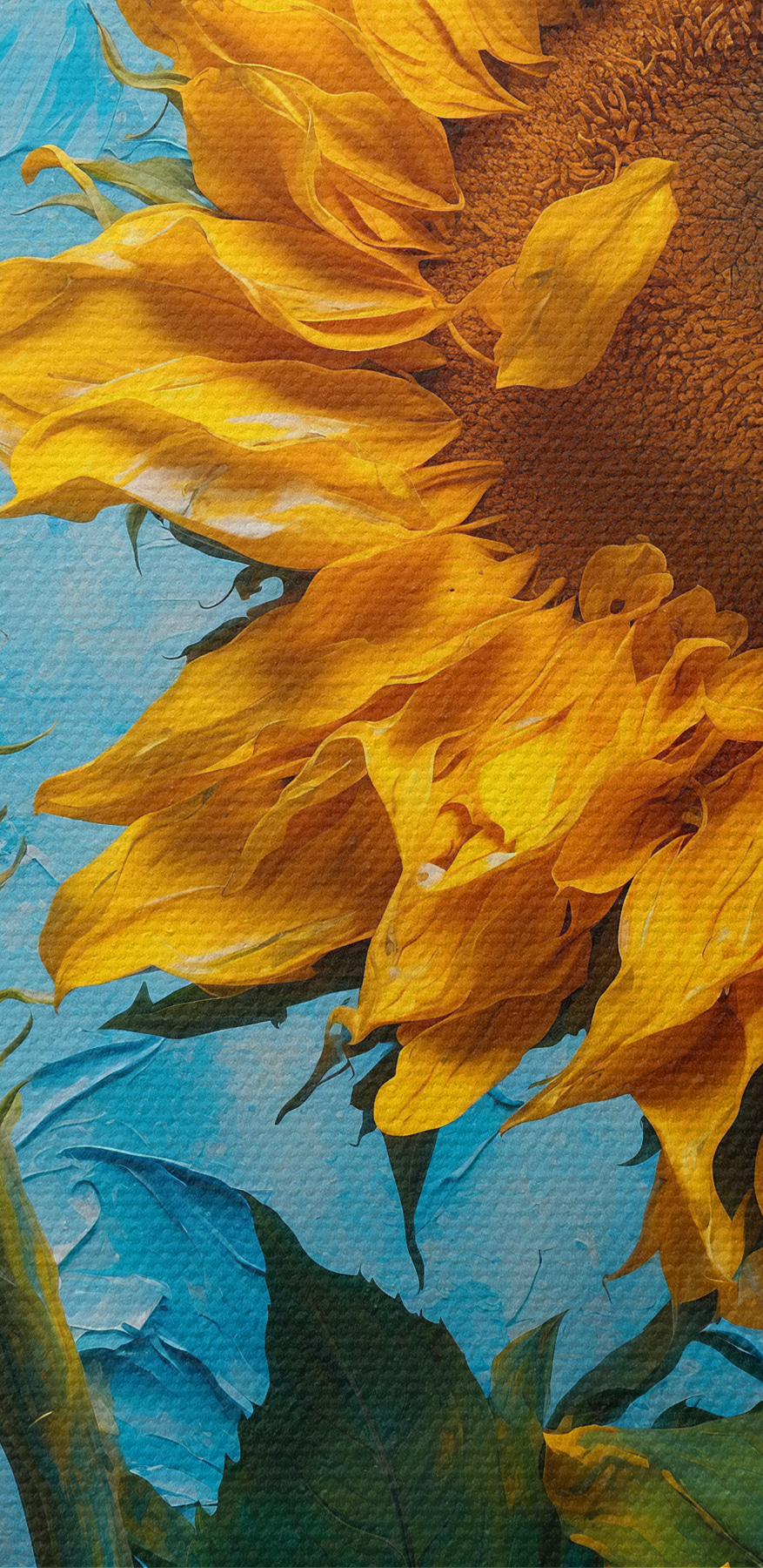 Nahaufnahme einer Sonnenblume