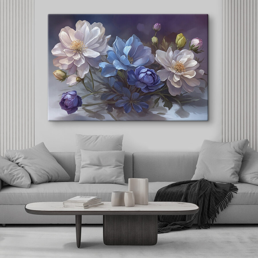 Malerei von Blumen auf einem Tisch