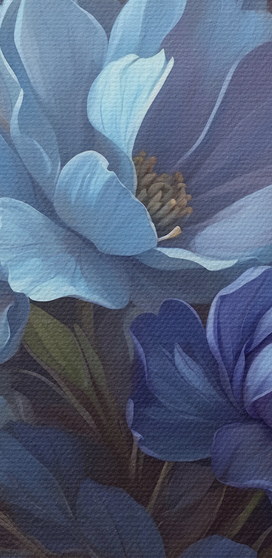 Malerei von Blumen auf einem Tisch