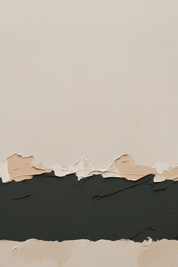 White and black wall